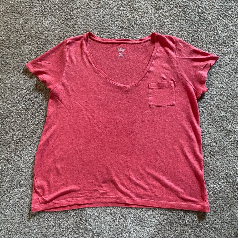 J. Crew Linen Tee